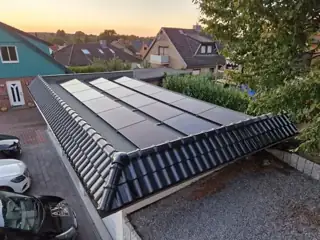 Photovoltaik auf einer Dachgaube