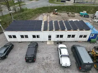 Photovoltaik auf einem Flachdach