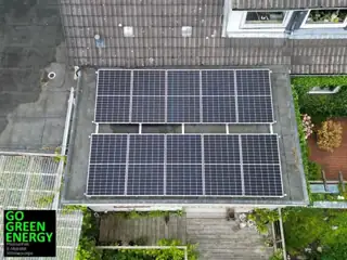 Dachanlage aus der Vogelperspektive