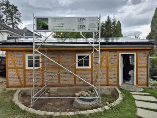 Einblick in die Montagearbeiten