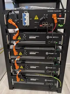 Einblick in die Batteriemodule