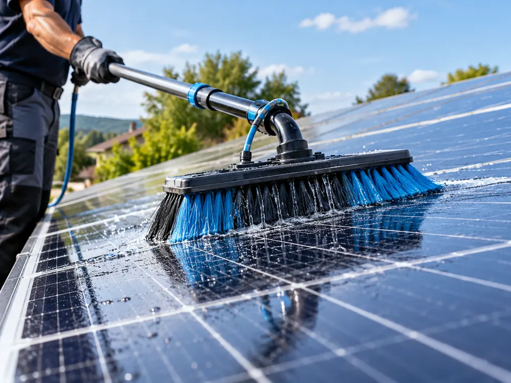 Photovoltaikanlage mit Solarmodulen – Wartung, Pflege und Reinigung